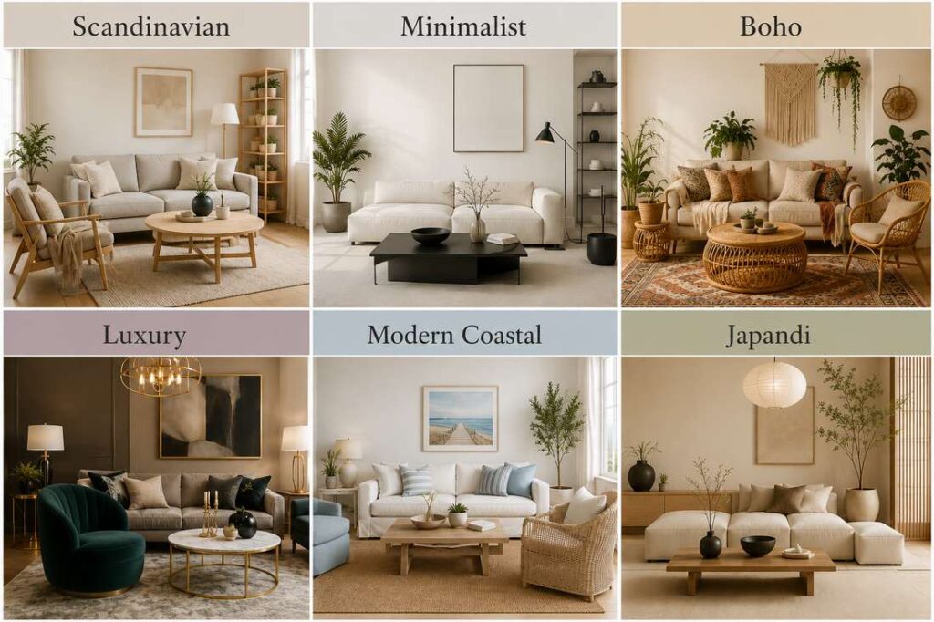 Interior Styles That Work For Small Living Room With Accent Chair