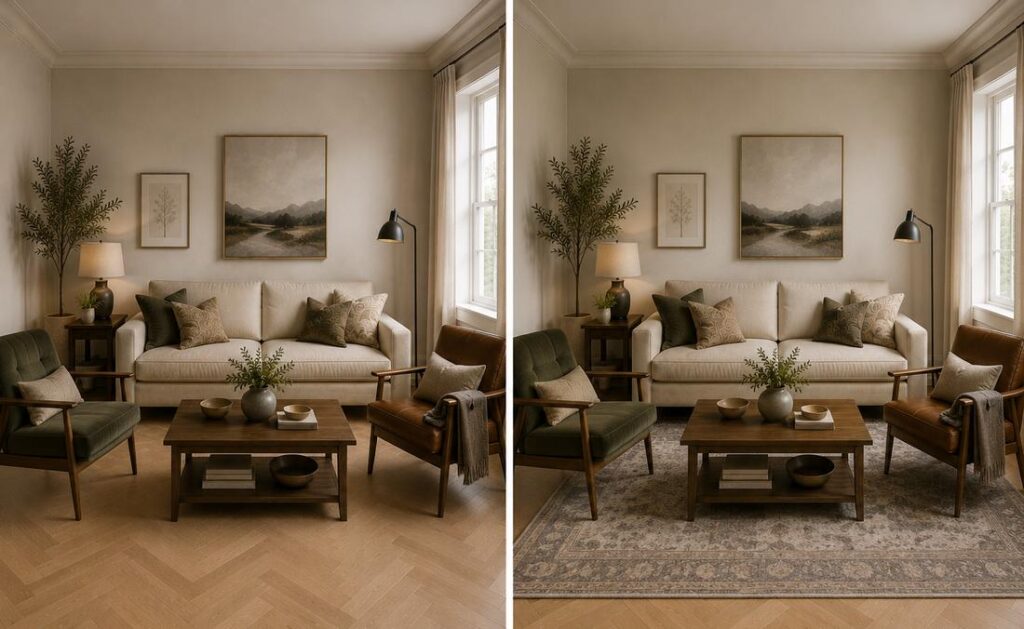 Skipping a Rug Anchor